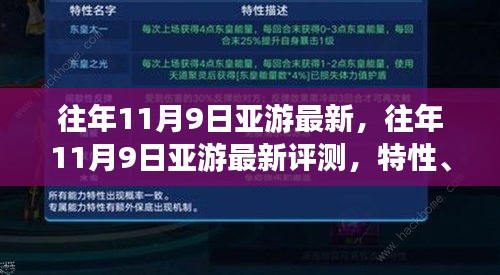 往年11月9日亞游最新評測，特性、體驗、競品對比及用戶分析全解析