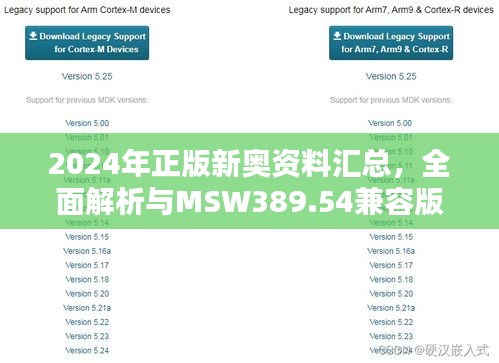 2024年正版新奧資料匯總，全面解析與MSW389.54兼容版