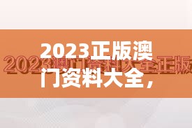 2023正版澳門資料大全，中西結(jié)合神碼MUK711.88