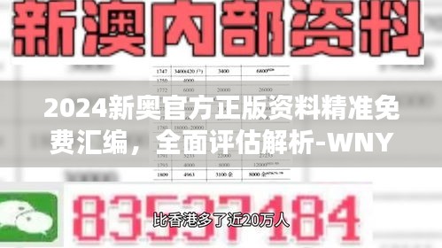 2024新奧官方正版資料精準免費匯編，全面評估解析-WNY159.08連續(xù)版