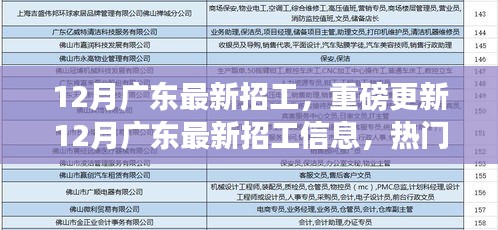 12月廣東最新招工信息更新，熱門職位等你來挑戰(zhàn)！