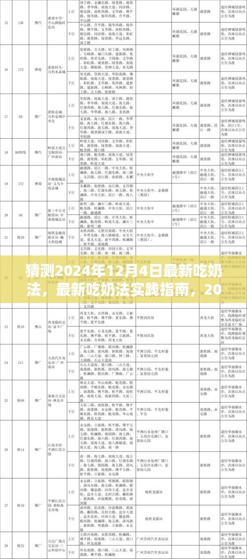 揭秘，最新吃奶法實(shí)踐指南與步驟詳解（預(yù)測版 2024年12月4日）