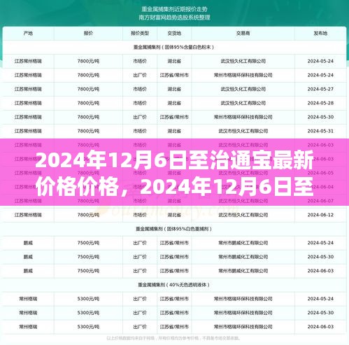 2024年12月6日至治通寶最新價(jià)格分析與預(yù)測