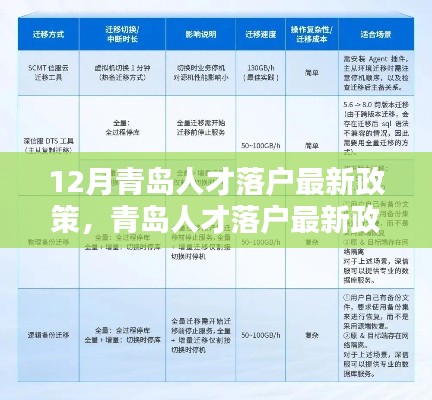 青島人才落戶最新政策解析，特性、體驗、競品對比及用戶群體深度分析