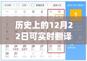 實時翻譯輸入法的誕生與成長，歷史上的12月22日見證里程碑事件