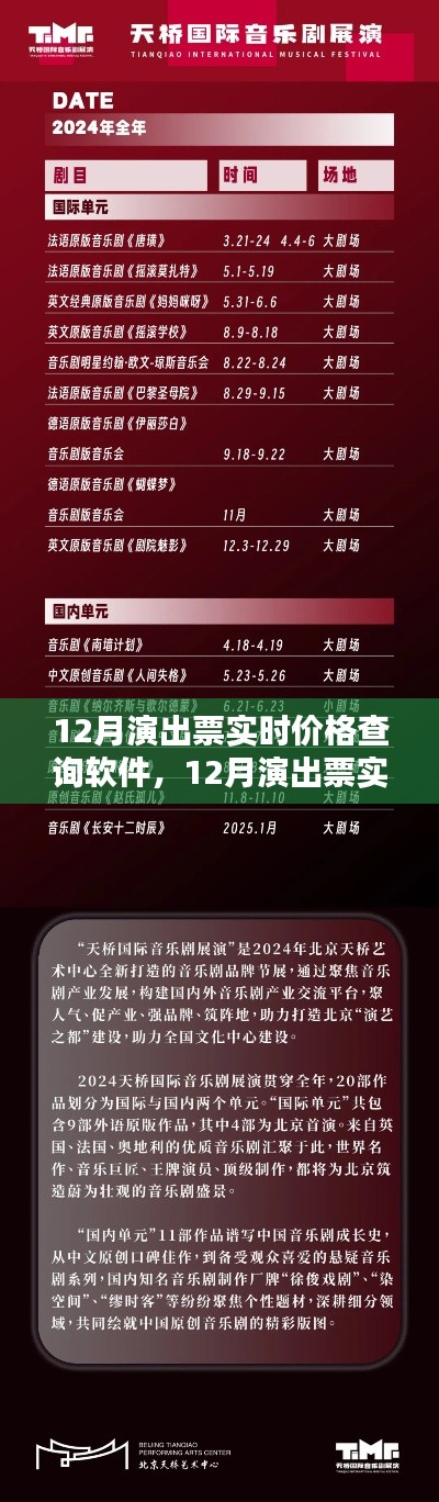 12月演出票實時價格查詢軟件，使用指南與實時價格查詢功能介紹