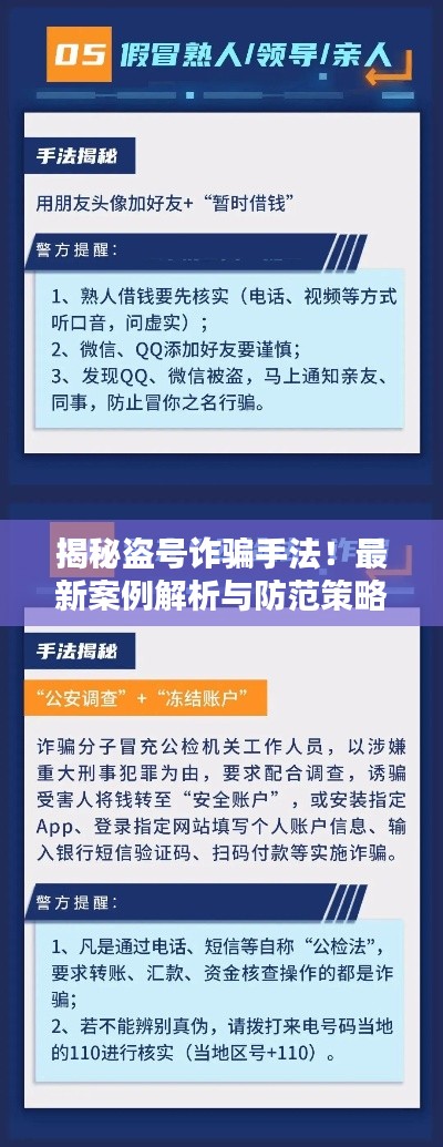 揭秘盜號詐騙手法！最新案例解析與防范策略全攻略