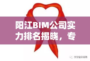 陽江BIM公司實力排名揭曉，專業(yè)優(yōu)質(zhì)服務(wù)引領(lǐng)行業(yè)！