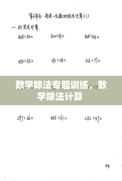 數(shù)學(xué)除法專題訓(xùn)練，數(shù)學(xué)除法計(jì)算 