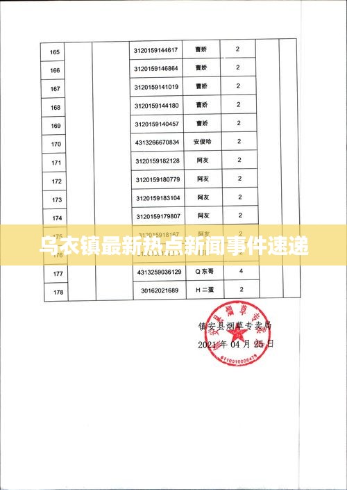 烏衣鎮(zhèn)最新熱點(diǎn)新聞事件速遞